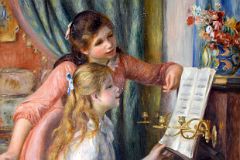 03 Two Young Girls at the Piano - Auguste Renoir 1892 - Robert Lehman Collection New York Metropolitan Museum Of Art